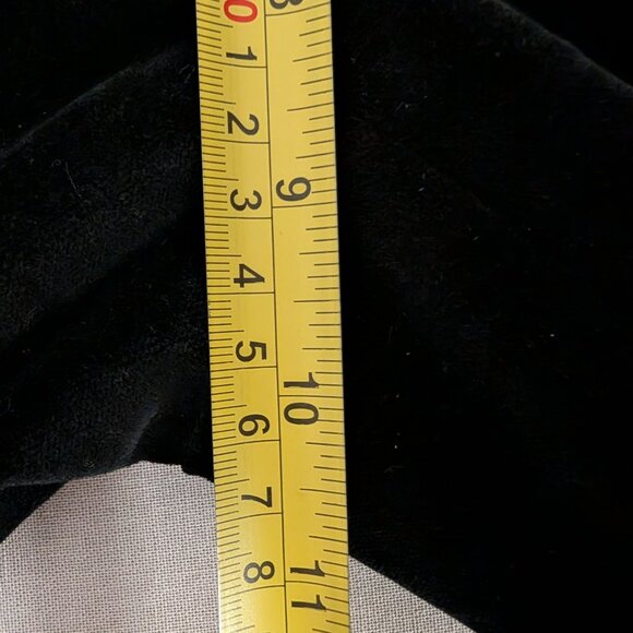 Banana Republic Black Velvet Tuxedo Pants Women’s 2 Wide Leg Flare Satin Trim - Picture 9 of 14